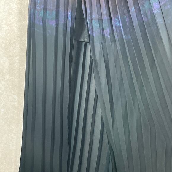 Silence + Noise Fortuna Maxi Dress Womens 2 Black Ombre‎ Strapless Goth Witchy - Picture 8 of 10